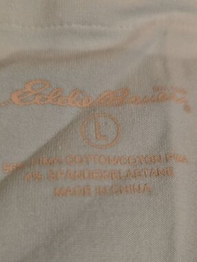 Eddie Bauer Pale Blue Logo Tee